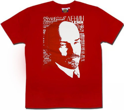 Футболка "LENIN" красная Футболка "LENIN" красная