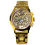 Skeleton gold-plated chronograph watch Skeleton gold-plated chronograph watch - Skeleton gold-plated chronograph watch